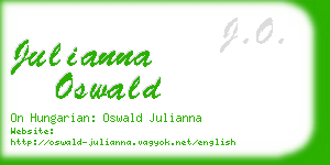 julianna oswald business card